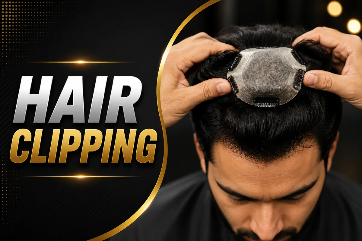 Hair patch with secure clip attachments